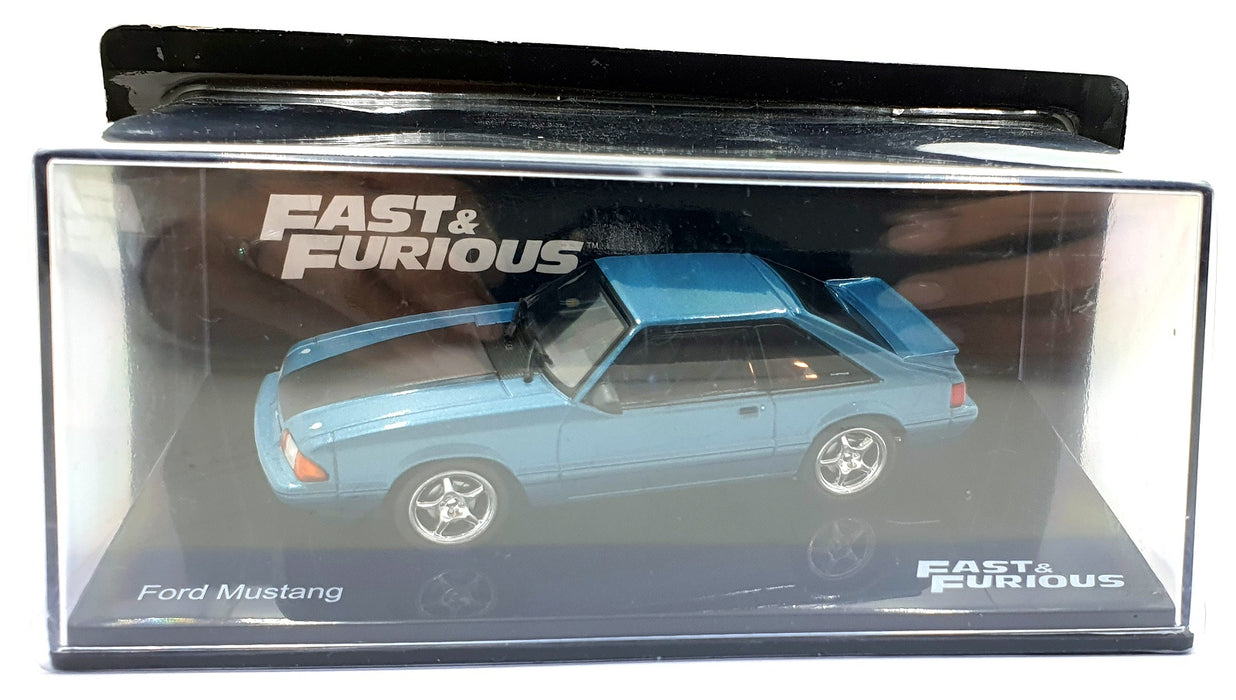 DeAgostini 1/43 Scale F220CMC088 - Fast and Furious Ford Mustang - Met. Blue
