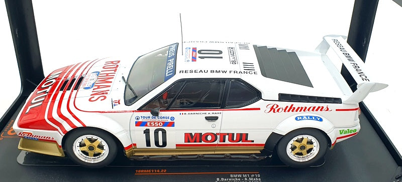 Ixo 1/18 Scale 18RMC114.22 - BMW M1 #10 Tour de Corse 1982