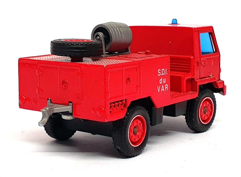 Solido 1/50 Scale 354 - Berliet Camiva 4x4 Fire Engine Truck - Red