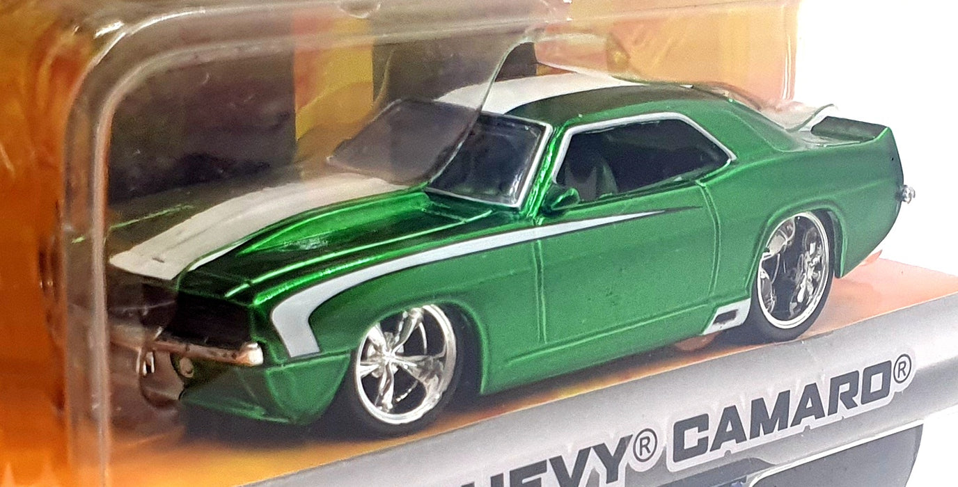 Jada1/64 Scale Diecast 12006 - 1969 Chevrolet Camaro - Met. Green/White