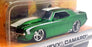 Jada1/64 Scale Diecast 12006 - 1969 Chevrolet Camaro - Met. Green/White