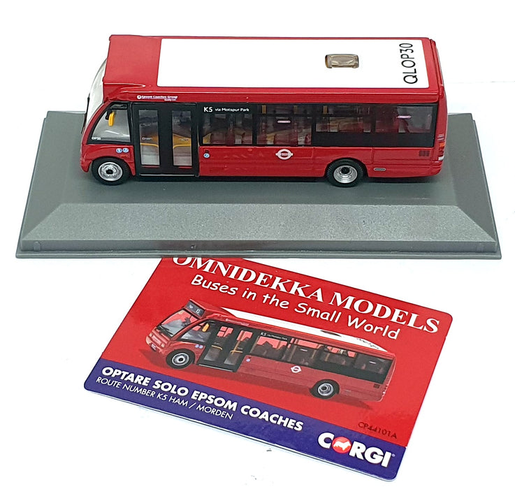 Corgi 1/76 Scale CP44101B - Optare Solo Bus Epsom Coaches RK5 Morden