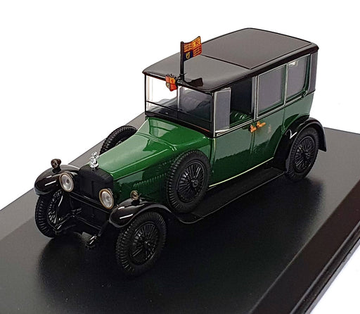Oxford Diecast 1/43 Scale RD002 - 1925 Daimler Queen Mother Car - Green/Black