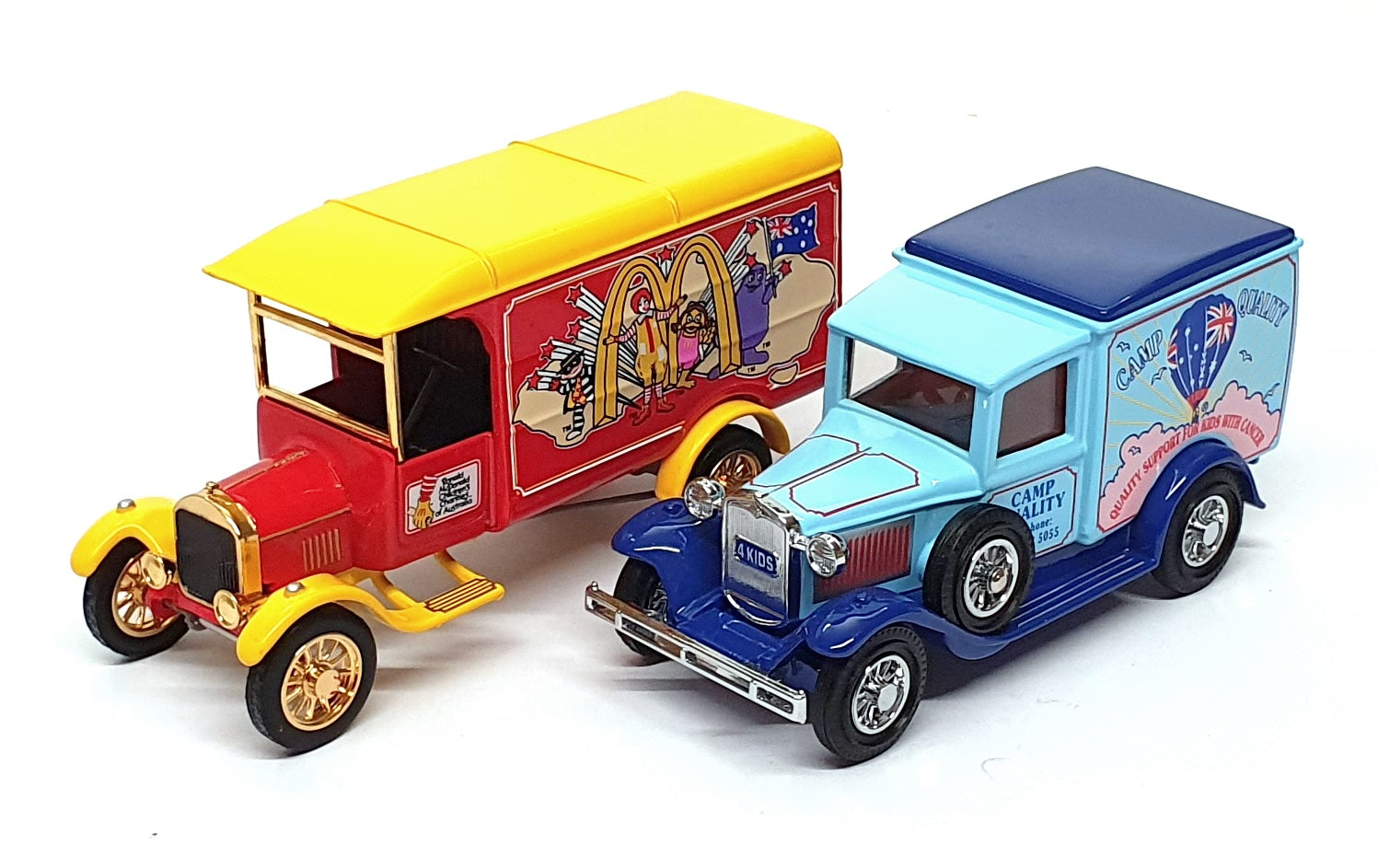 Matchbox CS1996 - 2 Ford Vans The Ronald McDonald House Camp Quality 1996 Set