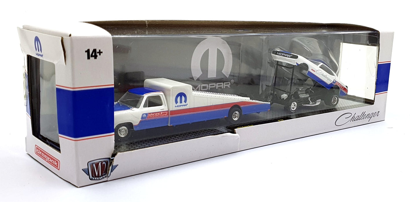 Castline M2 Machines 1/64 Scale R70 '74 Dodge Truck & '71 Challenger Funny Car