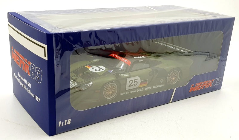 Werk83 1/18 Scale Diecast W18012006 - Porsche 911 GT1 Le Mans 1997 #25