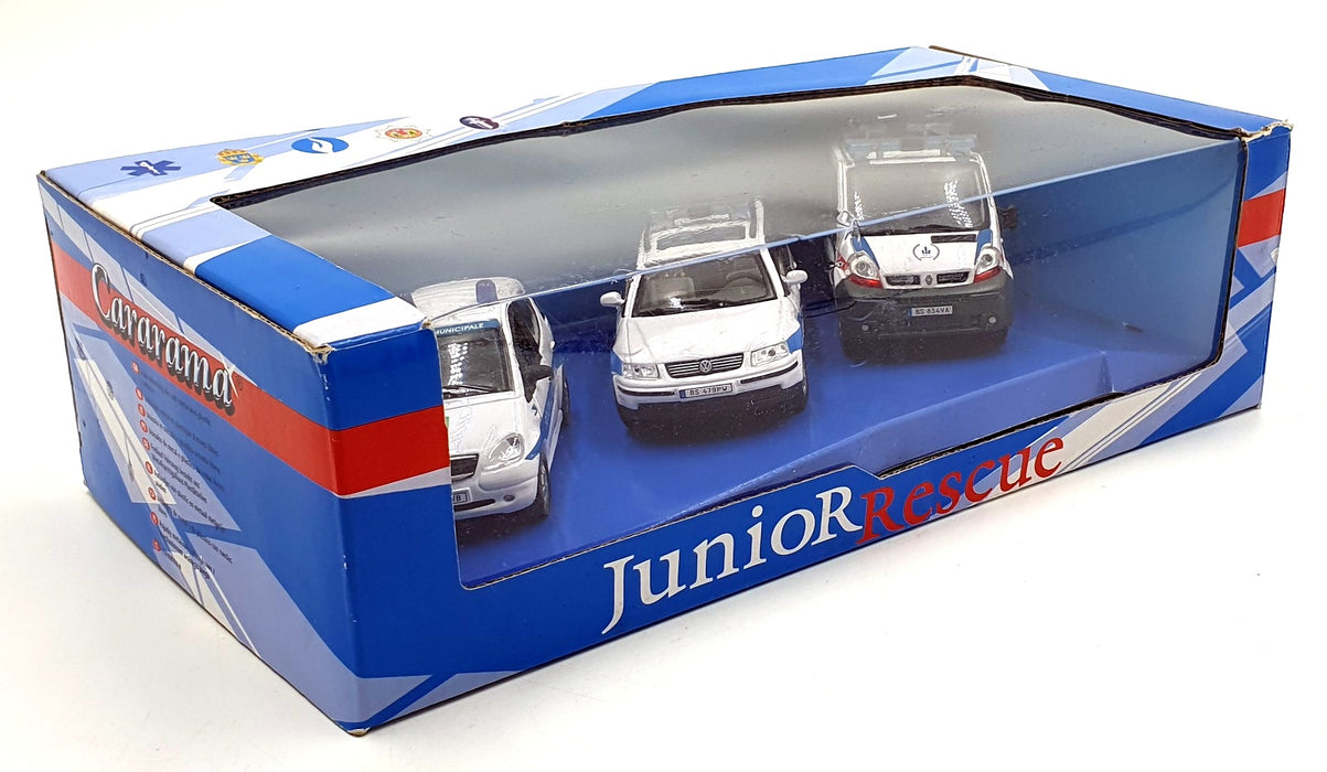 Cararama 1/43 Scale 370 Mercedes, Volkswagen and Renault Mini 3 Piece Set Police