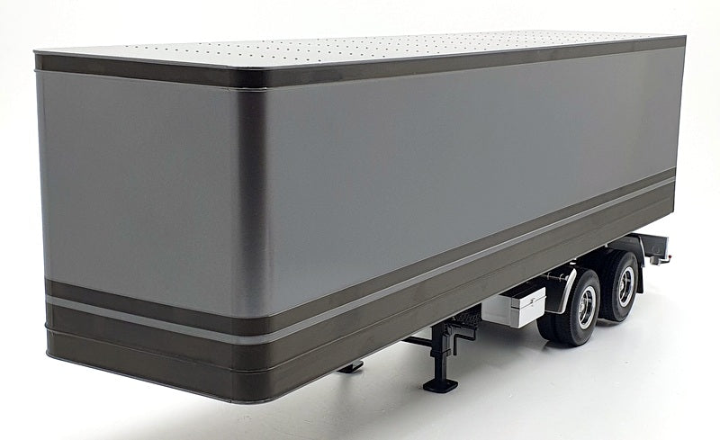KK Scale Road Kings 1/18 Scale RK180162 - Semi Automatic Truck Trailer Met Grey