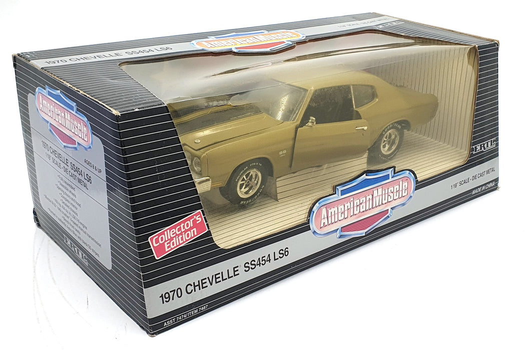 Ertl 1/18 Scale Diecast 7487 - 1970 Chevrolet Chevelle SS454 LS6 - Green