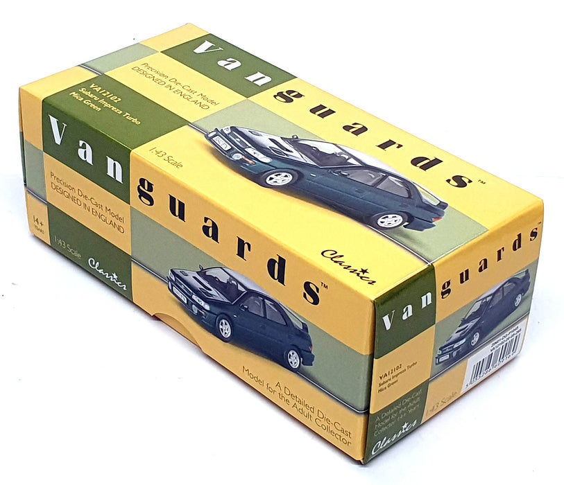 Vanguards 1/43 Scale VA12102 - Subaru Imprezza Turbo - Mica Green