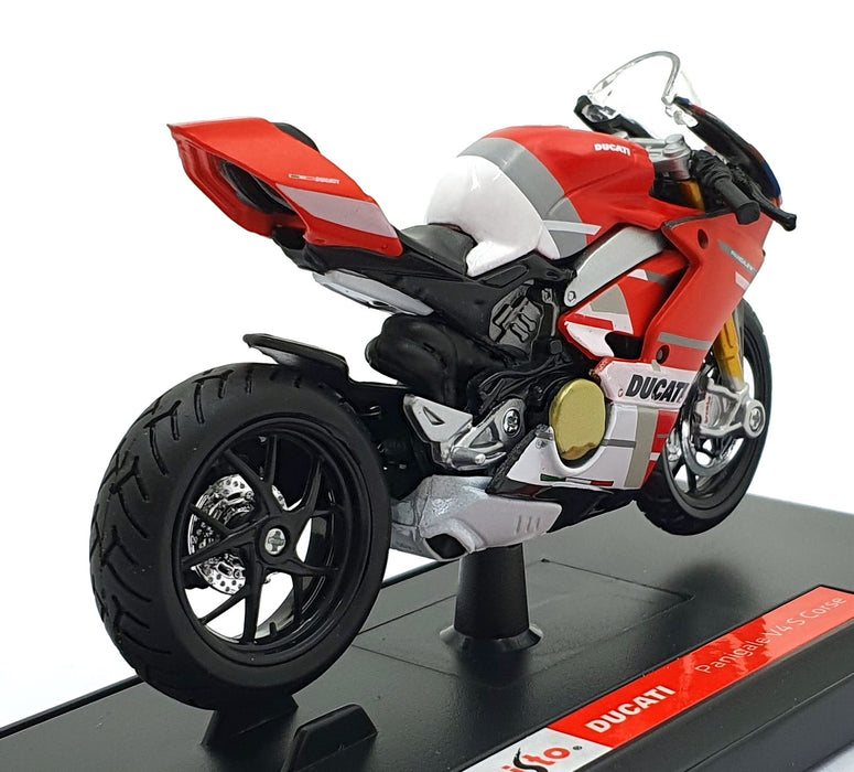 Maisto 1/18 Scale 19132 - Ducati Panigale V4 S Corse Motorbike - Red