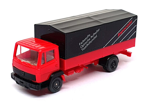 Wiking 1/87 Scale 43118 - Mercedes Benz 814 Truck Impocolor - Red/Black