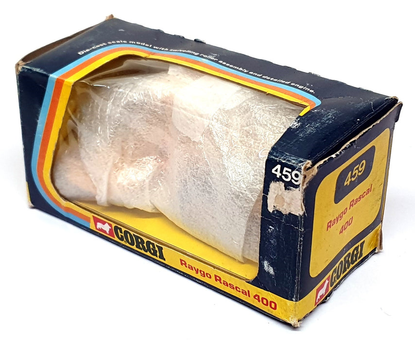 Corgi Appx 12cm Long Diecast 459 - Raygo Rascal 400 Road Roller - Yellow