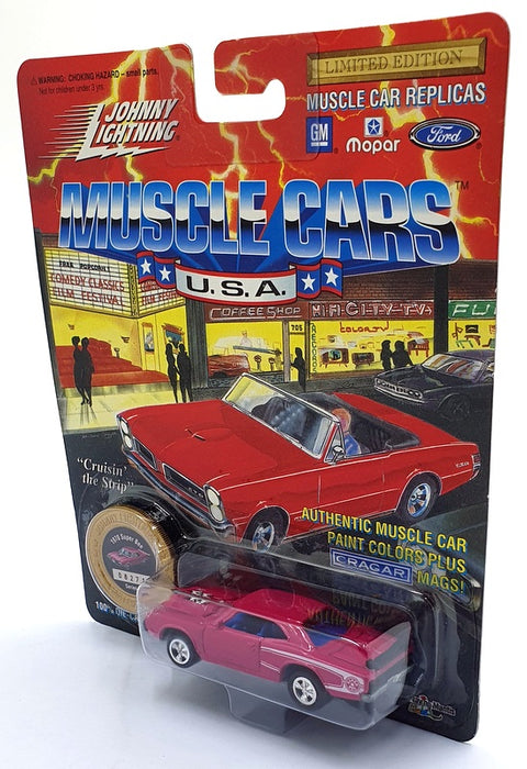 Johnny Lightning 1/64 Scale 200-150 - Muscle Cars 1970 Plymouth Super Bee - Pink