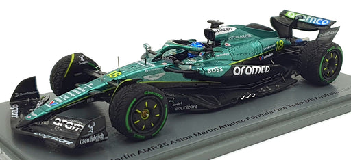 Spark 1/43 Scale S9588 - F1 Aston Martin AMR25 #18 Australian GP 2025 - Stroll
