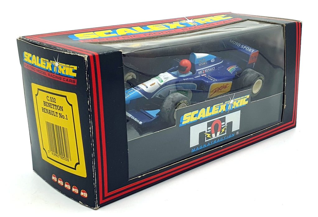 Scalextric 1/32 Scale Slotcar C532 - Renault #1 Benetton