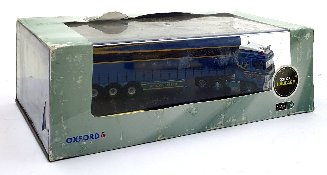 Oxford Diecast 1/76 Scale DAF13CS - DAF 105 (SC) Curtainside AF Division - Blue