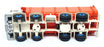 Dinky Toys Original 925 - Leyland Dump Truck With Tilt Cab - White/Blue/Orange
