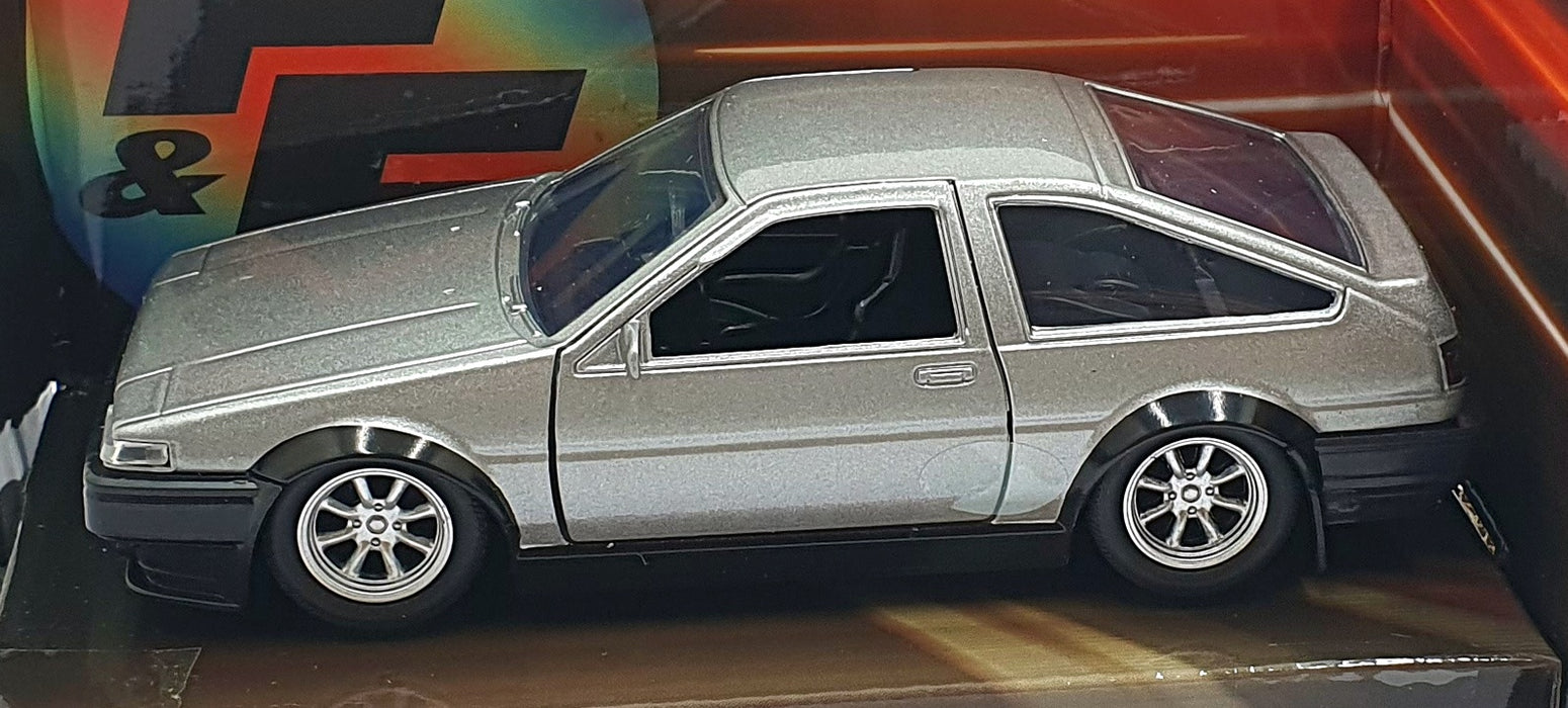 Jada 1/32 Scale 24705 - Fast & Furious 1986 Toyota Trueno (AE86) - Silver
