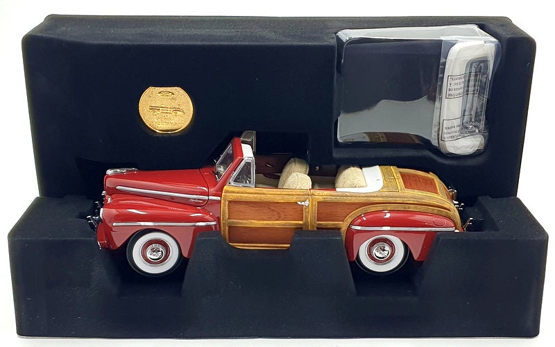 Road Signature 1/18 Scale Diecast 20048 - 1946 Ford Sportsman - Red