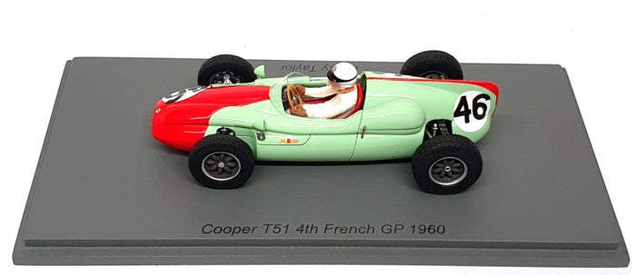 Spark 1/43 Scale S8051 - F1 Cooper T51 #46 4th French GP 1960 Henry Taylor