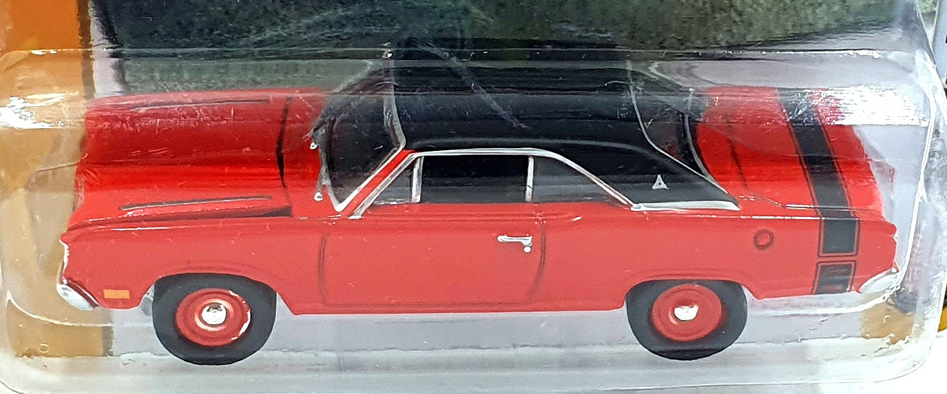 Johnny Lightning 1/64 Scale JLMC011 - 1969 Dodge Dart Swinger - Bright Red