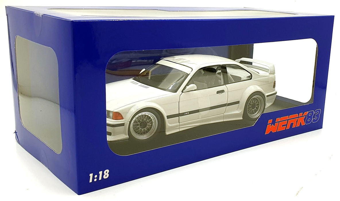 Werk83 1/18 Scale Diecast W18051001 - BMW M3 E36 GTR - White