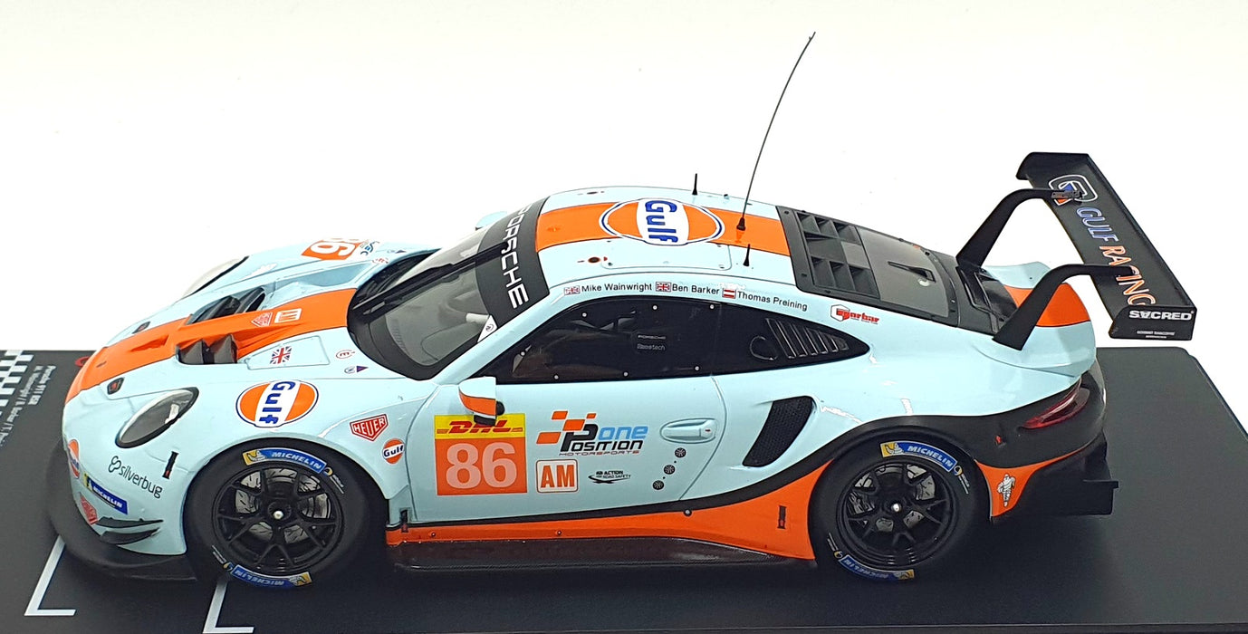 IXO 1/18 Scale LEGT18008B - Porsche 911 RSR #86 Sebring 2019 - Wainwright
