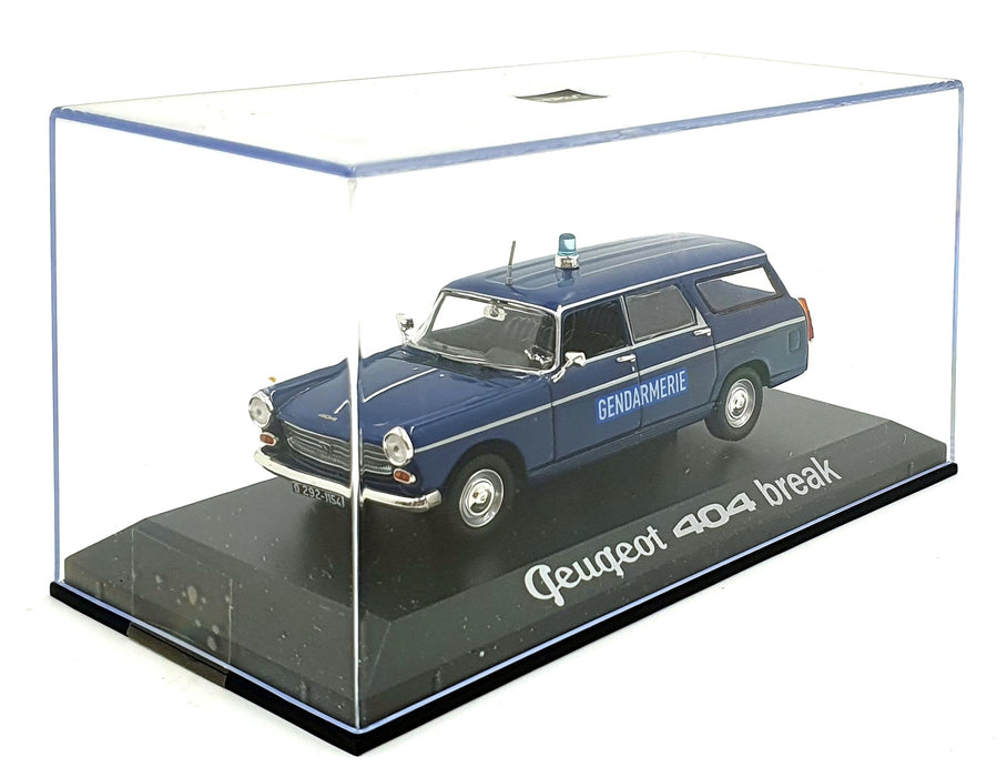 Norev 1/43 Scale 474428 - Peugeot 404 Break Gendarmerie - Blue