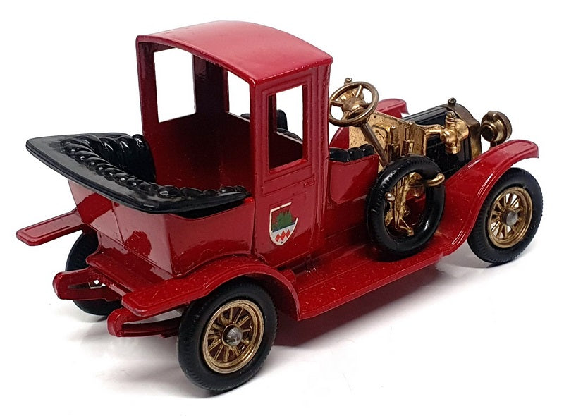 Matchbox Appx 9cm Long Diecast Y-11 - 1912 Packard Landaulet - Red