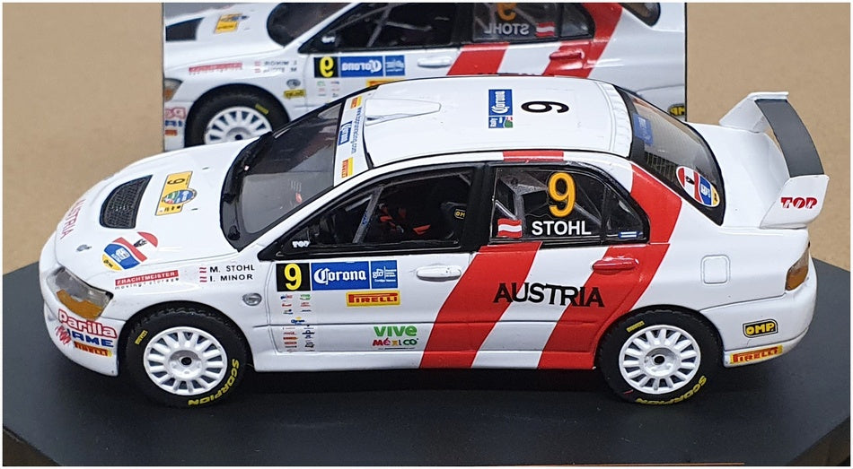 Vitesse 1/43 Scale 43413 Mitsubishi Evo IX #9 Winner Rally Nations '09 Mexico