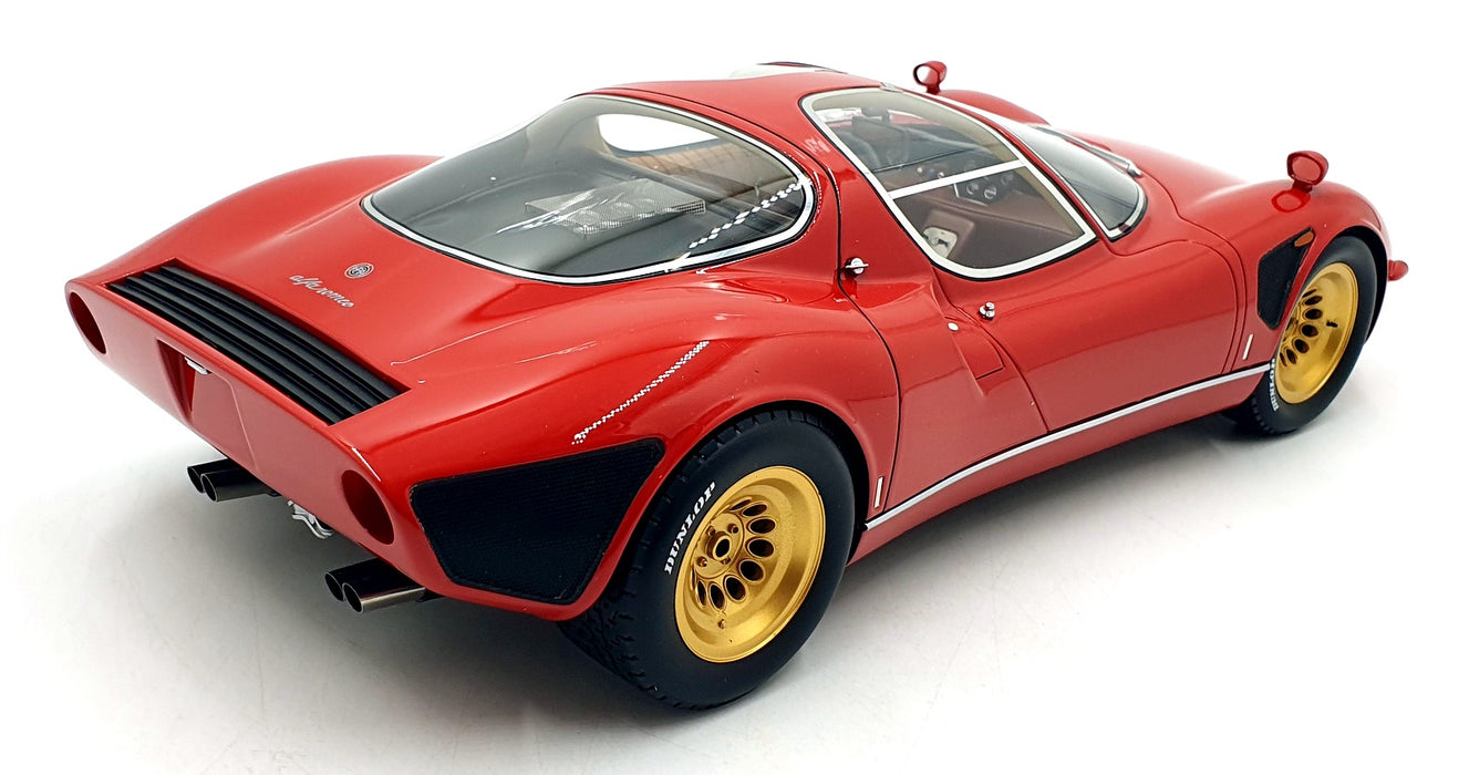 Premium ClassiXXs 1/12 Scale PCL40036 - Alfa Romeo Tipo 33 Stradale - Red