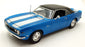 Maisto 1/18 Scale Diecast 14126C - 1968 Chevrolet Camaro Z/28 - Blue/White