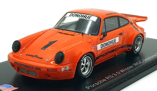 Spark 1/43 Scale US142 - Porsche RS 3.0 #1 1st IROC Daytona 1974