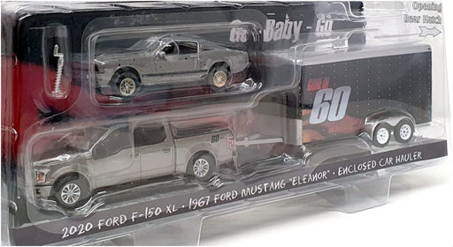 Greenlight 1/64 Scale 31160-A - Ford F150 '67 Mustang & Hauler Eleanor