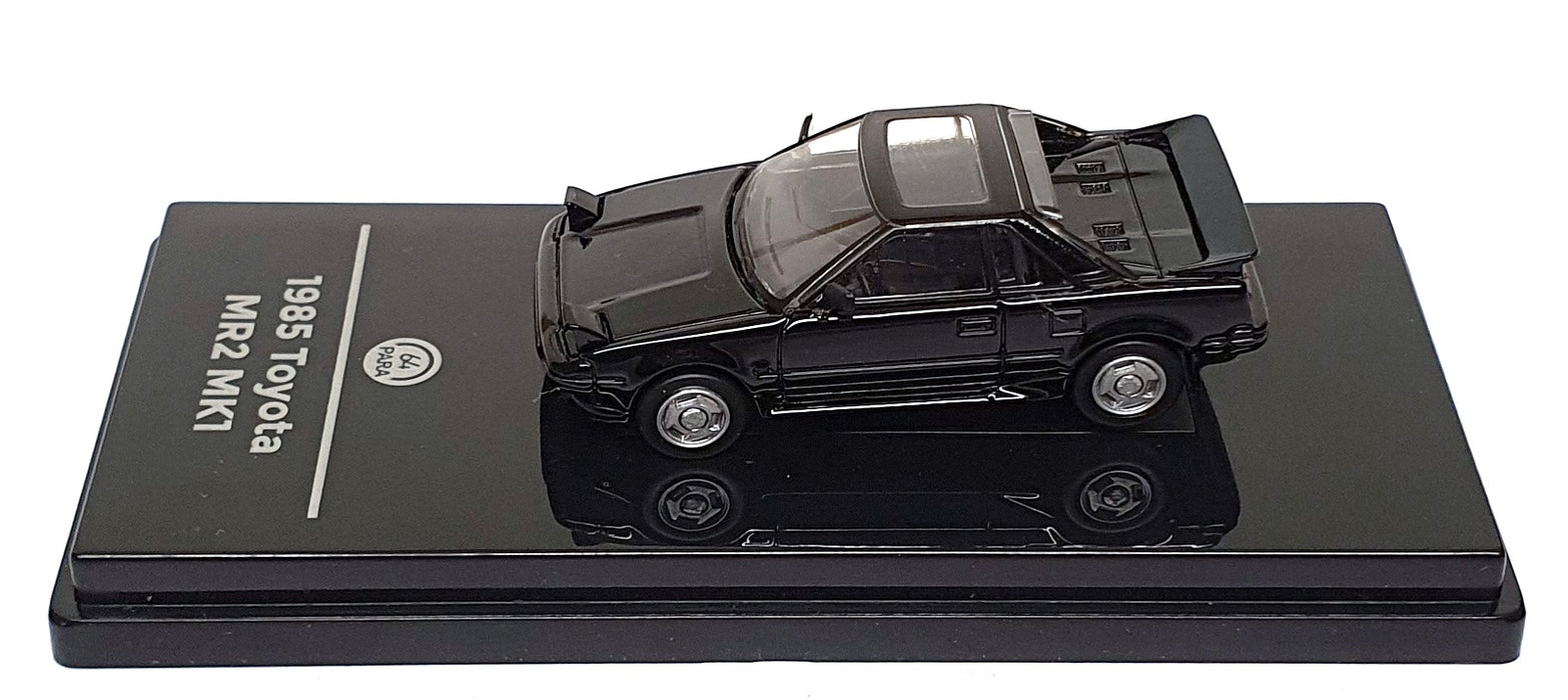Paragon 1/64 Scale PA-55421 - 1985 Toyota MR2 Mk1 - Met. Black