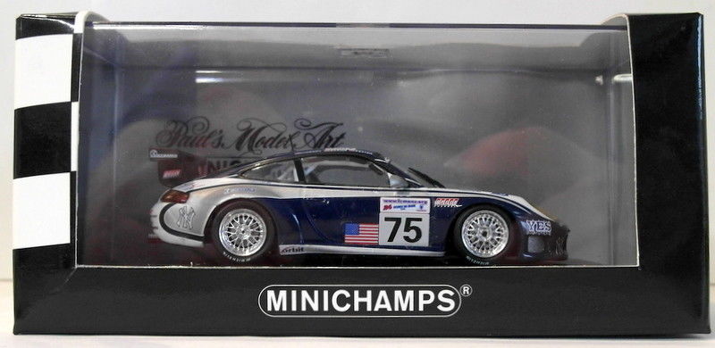 Minichamps 1/43 Scale 400 026975 - Porsche 911 GT3RS 24Hr Le Mans 2002