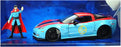 Jada 1/24 Scale 32115 Marvel Dr Strange & 2006 Chevrolet Corvette Z06 - Red/Blue