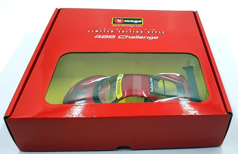 Burago 1/24 Scale Metal Kit 18-26582 Ferrari 488 Challenge (Formula Racing 2017)