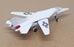 Aviones Diecast 110 - General Dynamics F 111 Swing Wing Fighter Jet - White