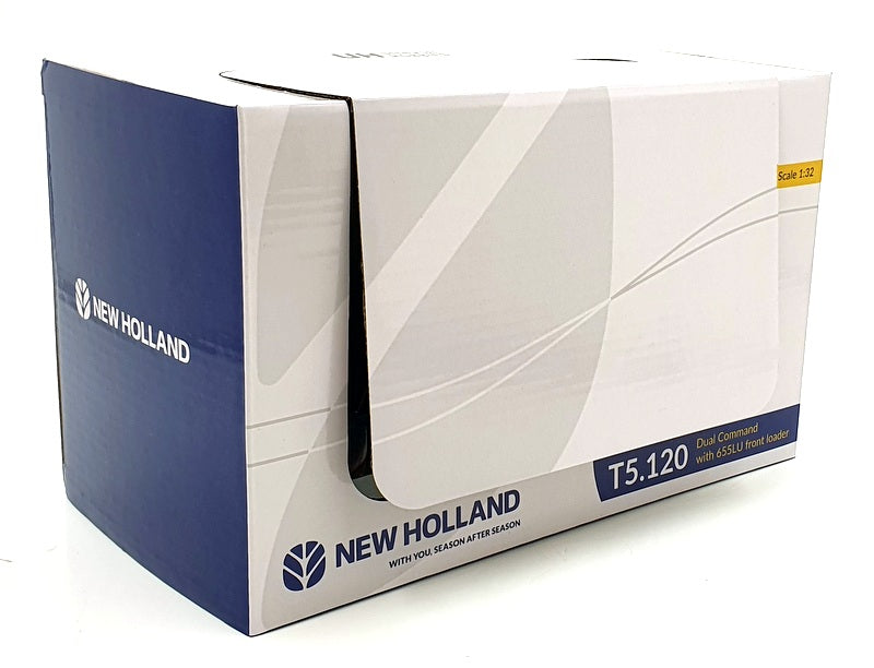 Universal Hobbies 1/32 Scale UH6682 New Holland T5.120 DC w 655LU Front Loader