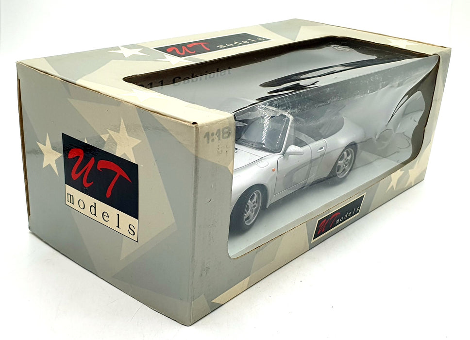 UT Models 1/18 Scale Diecast 27807 - Porsche 911 993 Cabriolet - Silver