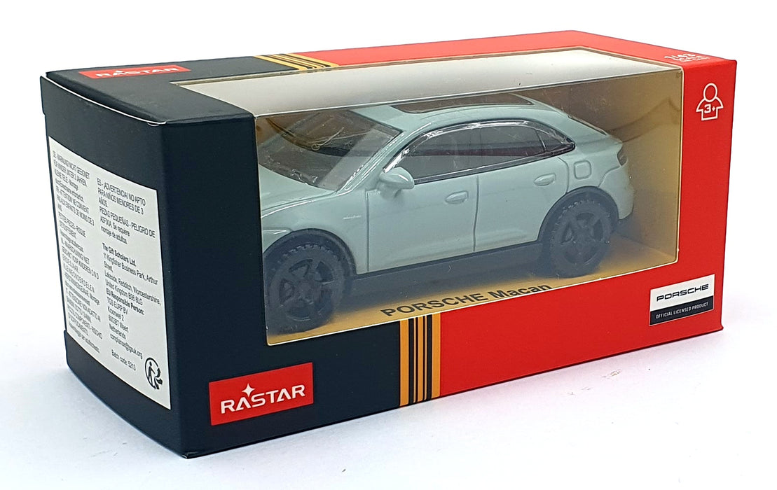 Rastar 1/43 Scale Diecast 64660 - Porsche Macan - Grey/Blue