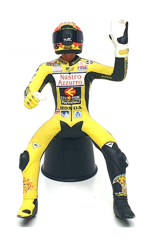 Minichamps 1/12 Scale 312 010046 - Valentino Rossi Figurine Sitting GP 500 2001