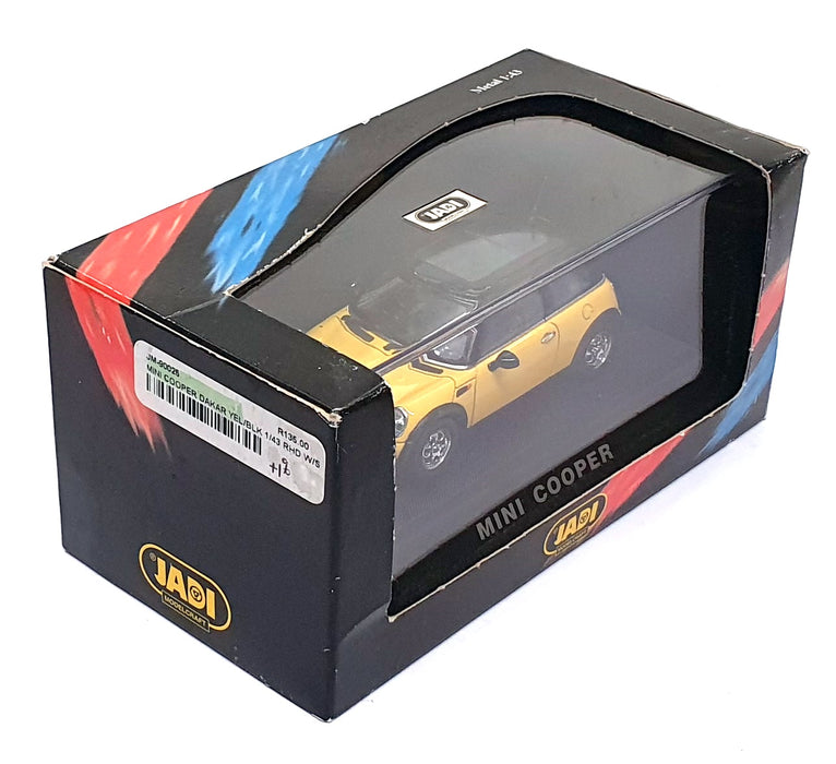 Jadi 1/43 Scale Diecast JM-90025 - Mini Cooper - Yellow