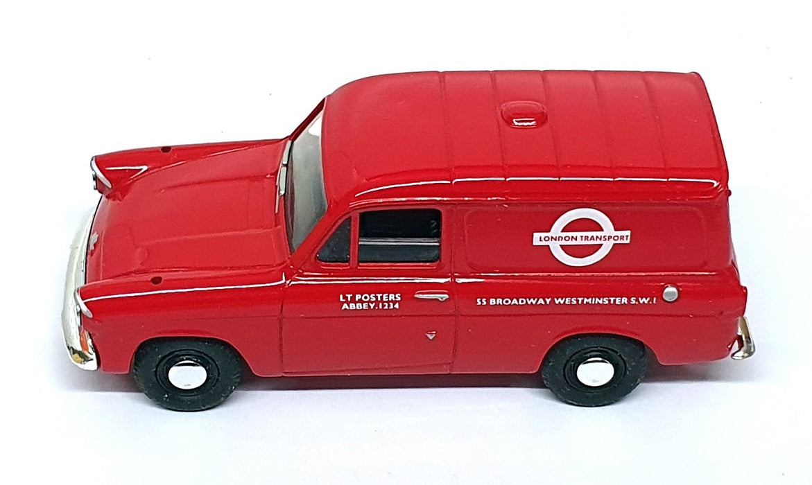 Vanguards 1/43 Scale VA4007 - Ford Anglia Van London Transport - Red