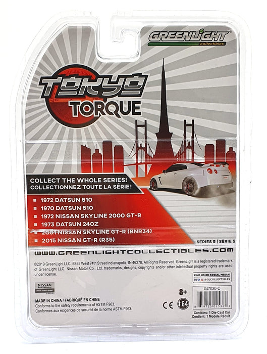 Greenlight 1/64 Scale 47030-C - 1972 Nissan Skyline 2000 GT-R #15
