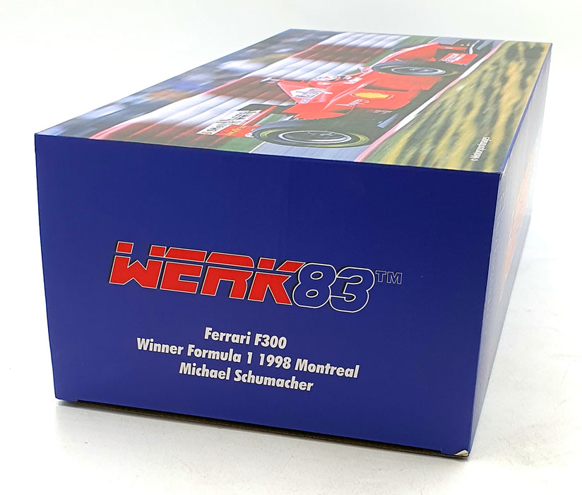 Werk83 1/12 Scale W12003001 - Ferrari F300 F1 #3 1st Montreal 1998 - Schumacher
