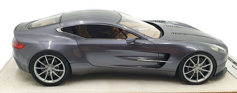 Tecnomodel 1/18 Scale T18-MI01U - Aston Martin One 77 2010 - Tungsten Silver