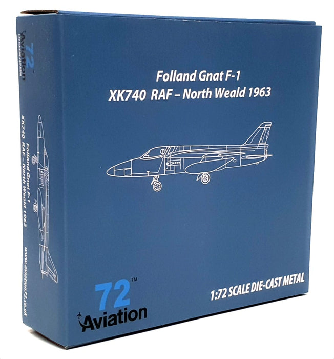 Aviation72 1/72 Scale AV72-28-002 - Folland Gnat F-1 XK740 RAF N. Weald 1963